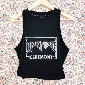 OPENING CEREMONY Cropped Logo Tank